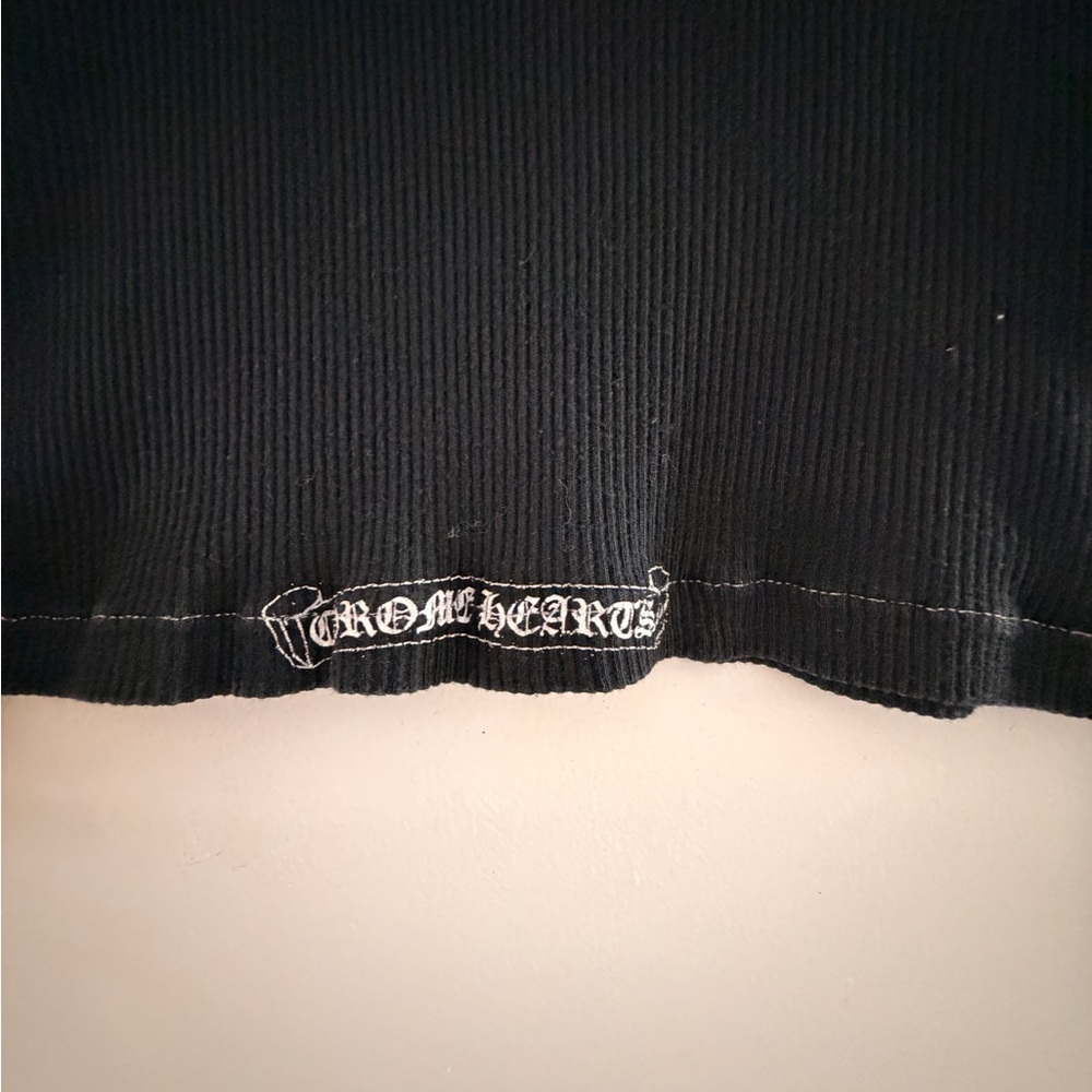 Chrome Hearts Black Ribbed Tank - Picture 5 of 8